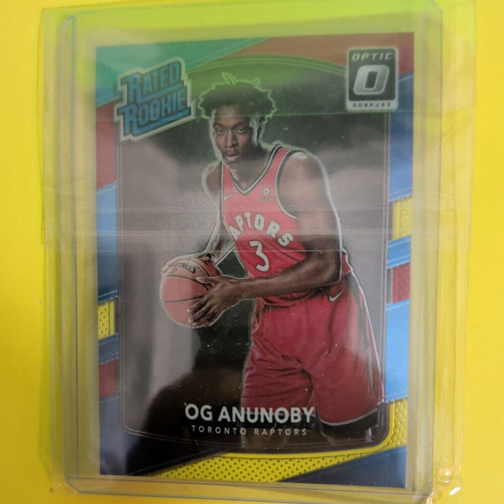 2017-18 Panini Donruss Optic OG Anunoby Rated Rookie Holo Prizm RC #178 Knicks